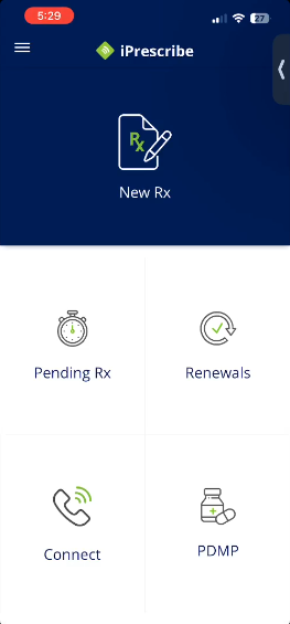 iPrescribe_Home_screen_PDMP_button.png